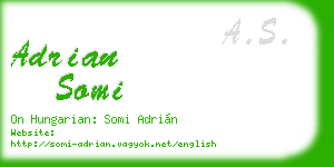 adrian somi business card