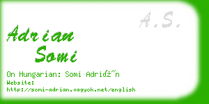 adrian somi business card